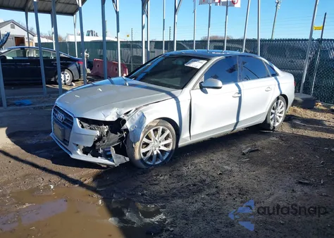 2013 Audi A4 2.0T Premium z USA, uszkodzony, nr VIN WAUFFAFL5DN047692